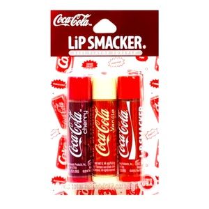 NWT Coco-Cola Lip Smackers 3-Pack set